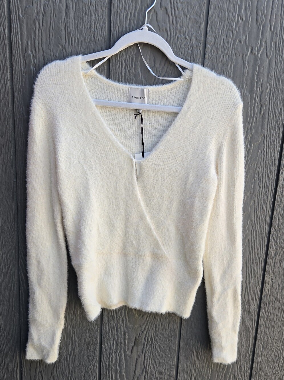 NWT Pink Rose Cropped Sweater